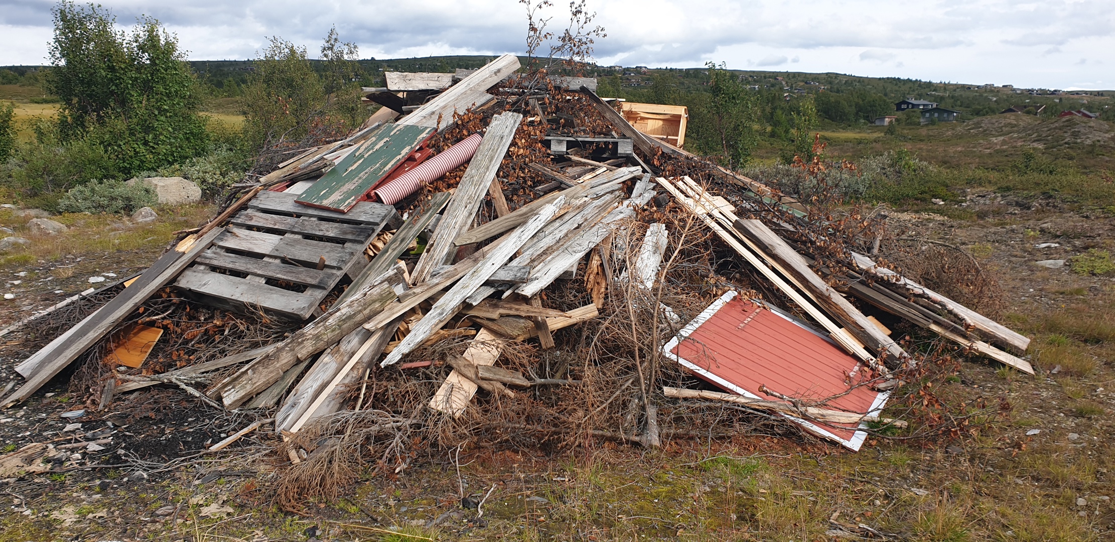 VILLE DU HATT DET SÅNN UTENFOR HYTTA DI?